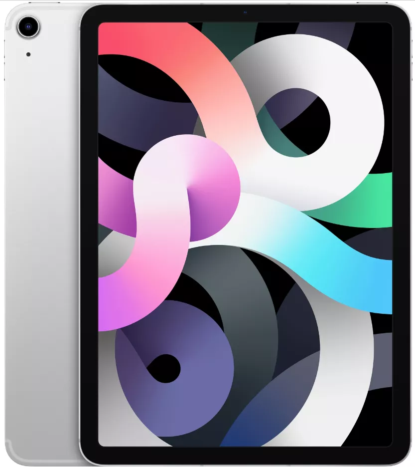 10.9" Планшет Apple iPad Air (2020), 64 ГБ, Wi-Fi + Cellular, серебристый